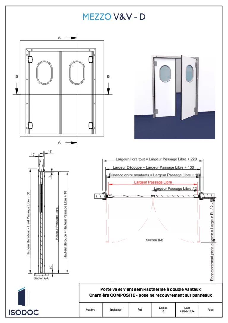 Plan technique Mezzo V&V-D