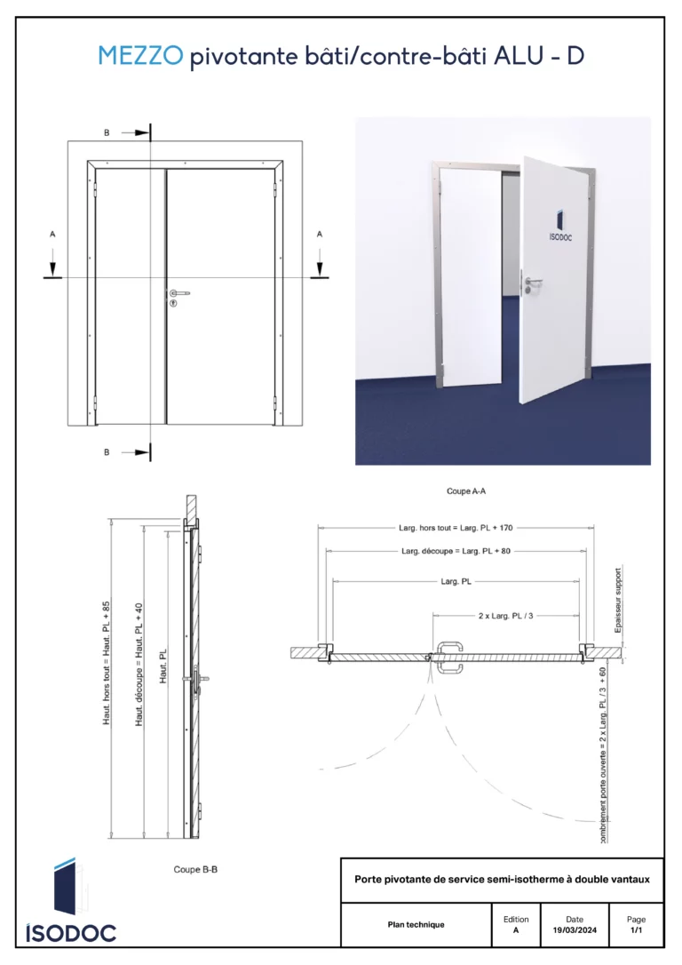 Plan-technique-Mezzo-pivotante-baticontre-bati-ALU-D